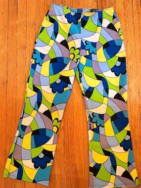Bright "Pucci Style Print" Capris